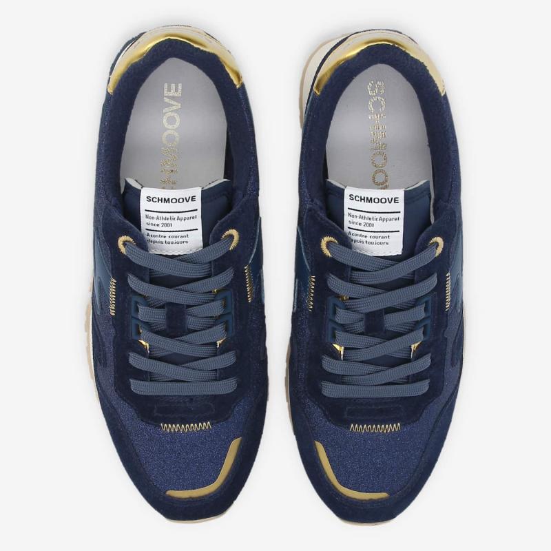 ATHENE RUNNER W - SUEDE/SPAN - OCEAN/NAVY